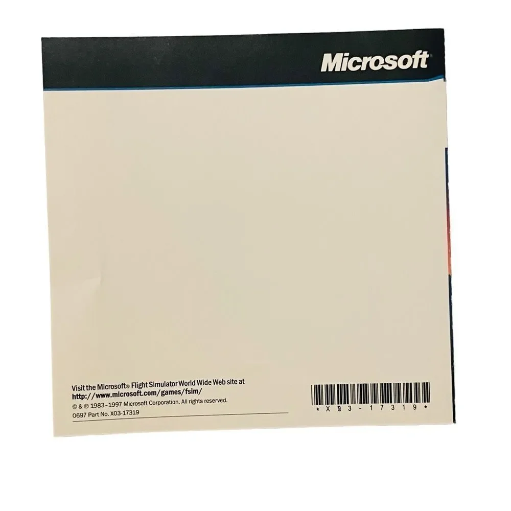 10/$25🦋 Microsoft Flight Simulator 98 with Pilot's Handbook